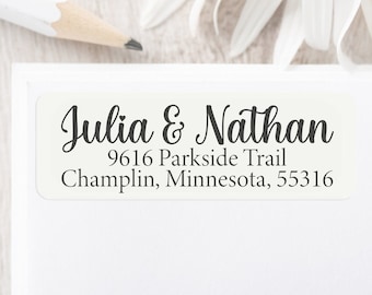 250 LABELS! BEST SELLING Address Labels on Etsy | Custom Return Address Label Roll | Peel-n-Stick | 20+ Designs