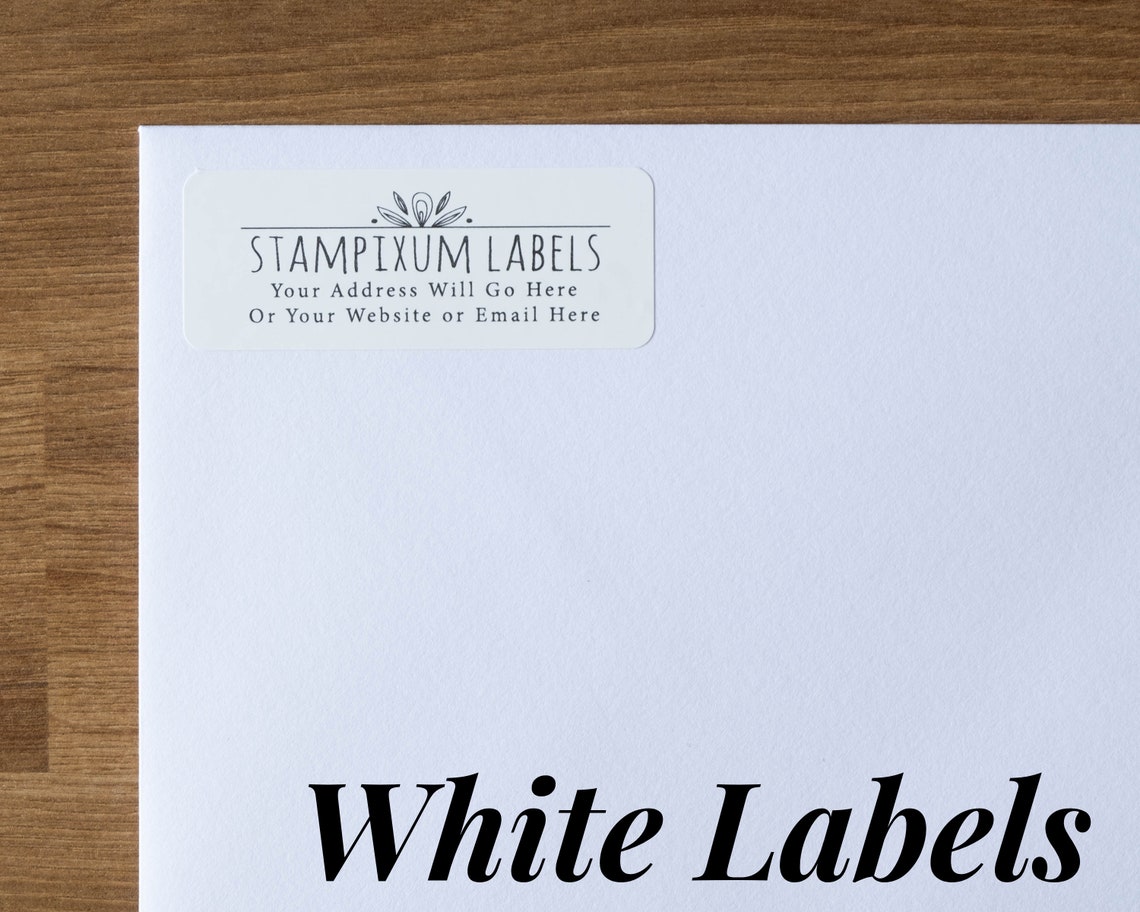 Return Address Labels Clear Address Labels Custom Address Etsy