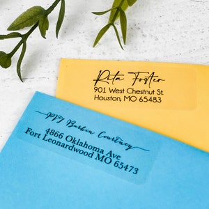 BEST SELLING Address Labels on Etsy | Custom Return Address Label Rolls | Peel-n-Stick | 20+ Designs