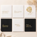 BEST SELLING Personalized Foil Napkins | Wedding Cocktail Napkins | Rehearsal Dinner Napkins | Modern Minimalist Wedding Decor