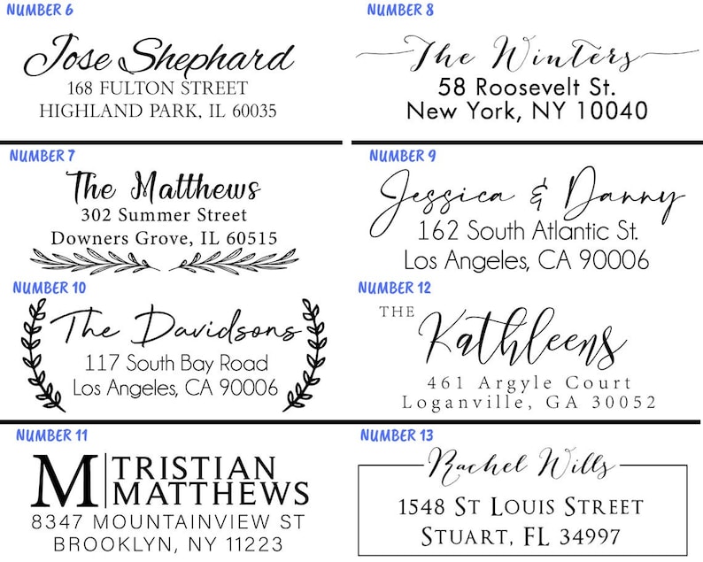 250 Labels High Quality Roll Return Address Labels, Return Address Labels, Wedding Address Stickers, Calligraphy Address Labels, ROLL image 7