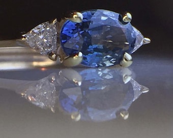 RUDRAFASHION Round Cut Created Blue Sapphire Engagement Wedding Lotus Flower Ring in 14K Yellow Gold Plated RUDRAFASHION Round Cut Created Blue Sapphire Engagement Wedding Lotus Flower Ring in 14K Yellow Gold Plated