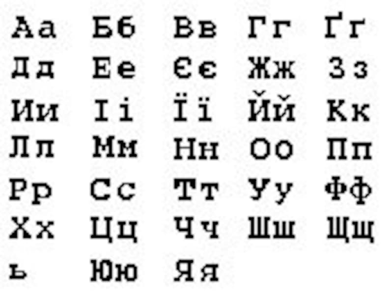 ukrainian alphabet cross stitch print pdf digital patterns etsy