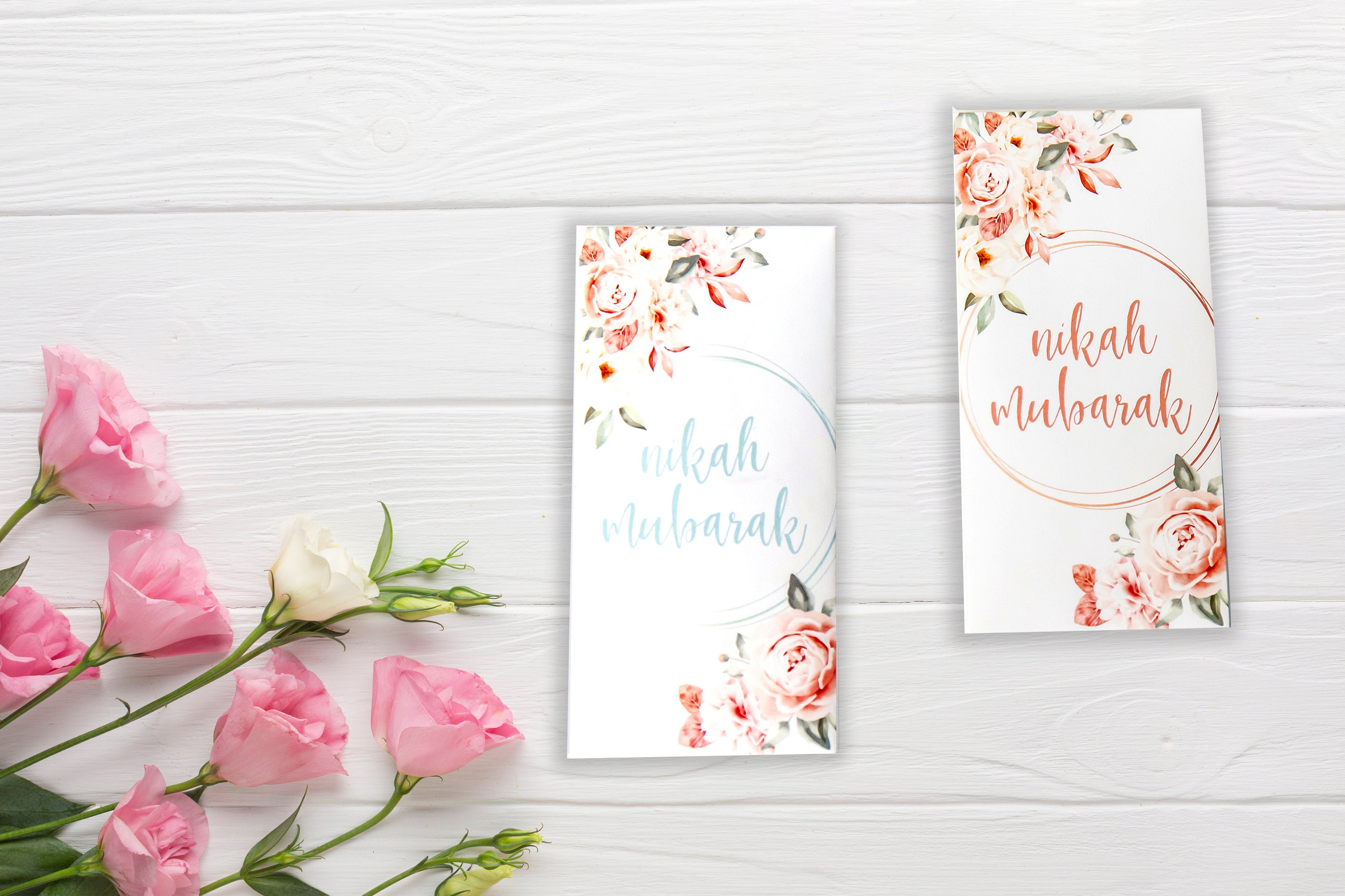 Printable Nikah Mubarak Envelopes Digital Downloads DIY | Etsy