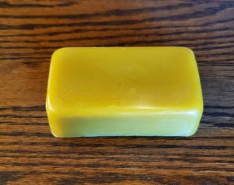 Pure Local Beeswax | 4oz Block | Hand Poured | All Natural | USA