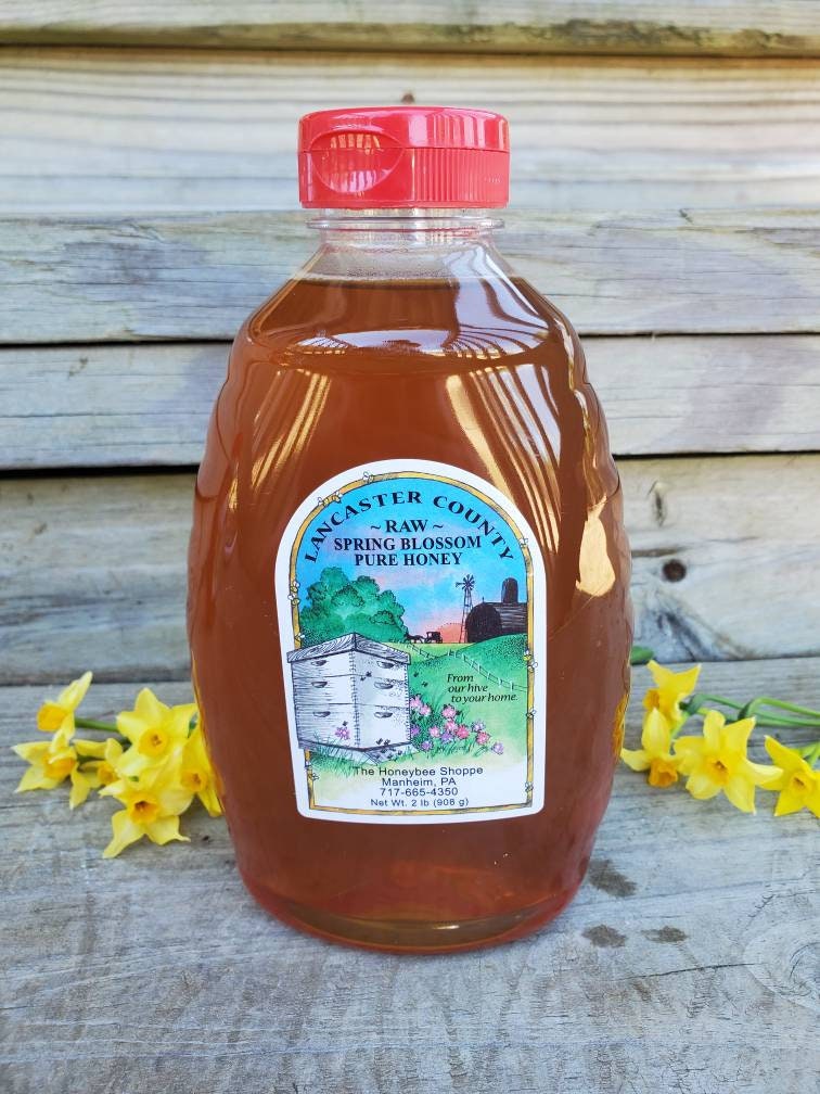 RAW Honey Lancaster County Spring Blossom Pure Etsy
