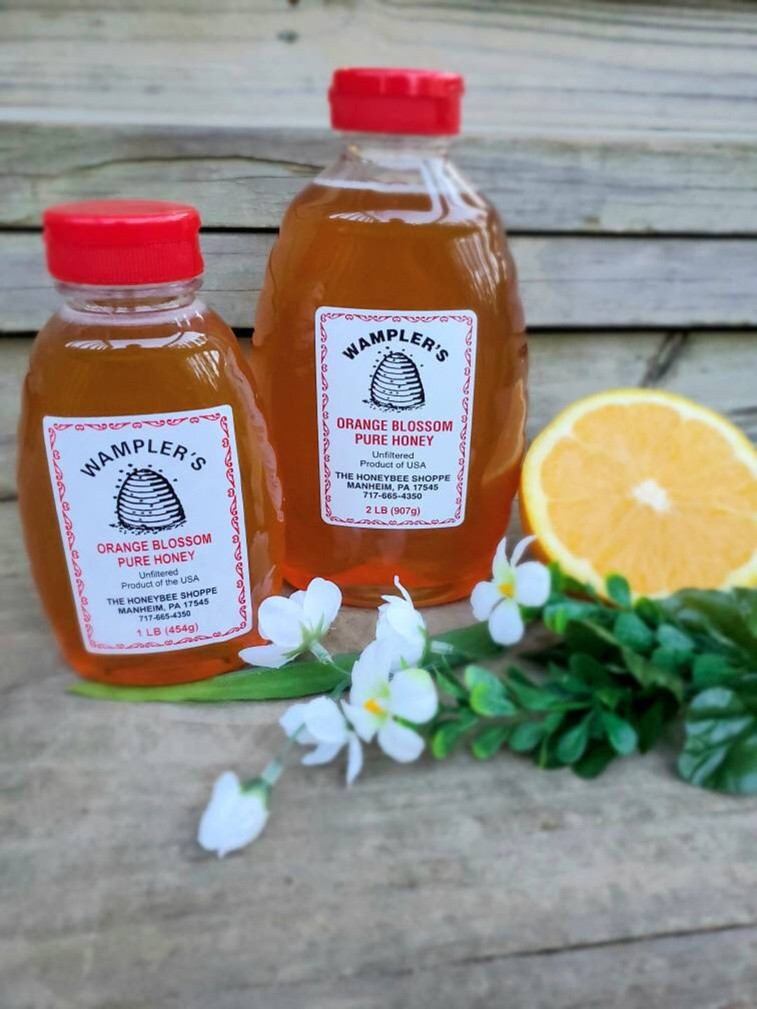 Pure Florida Orange Blossom Honey Unfiltered Etsy