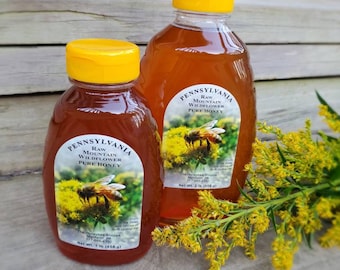 RAW Honey | Pennsylvania Pure Mountain Wildflower Honey | Unfiltered