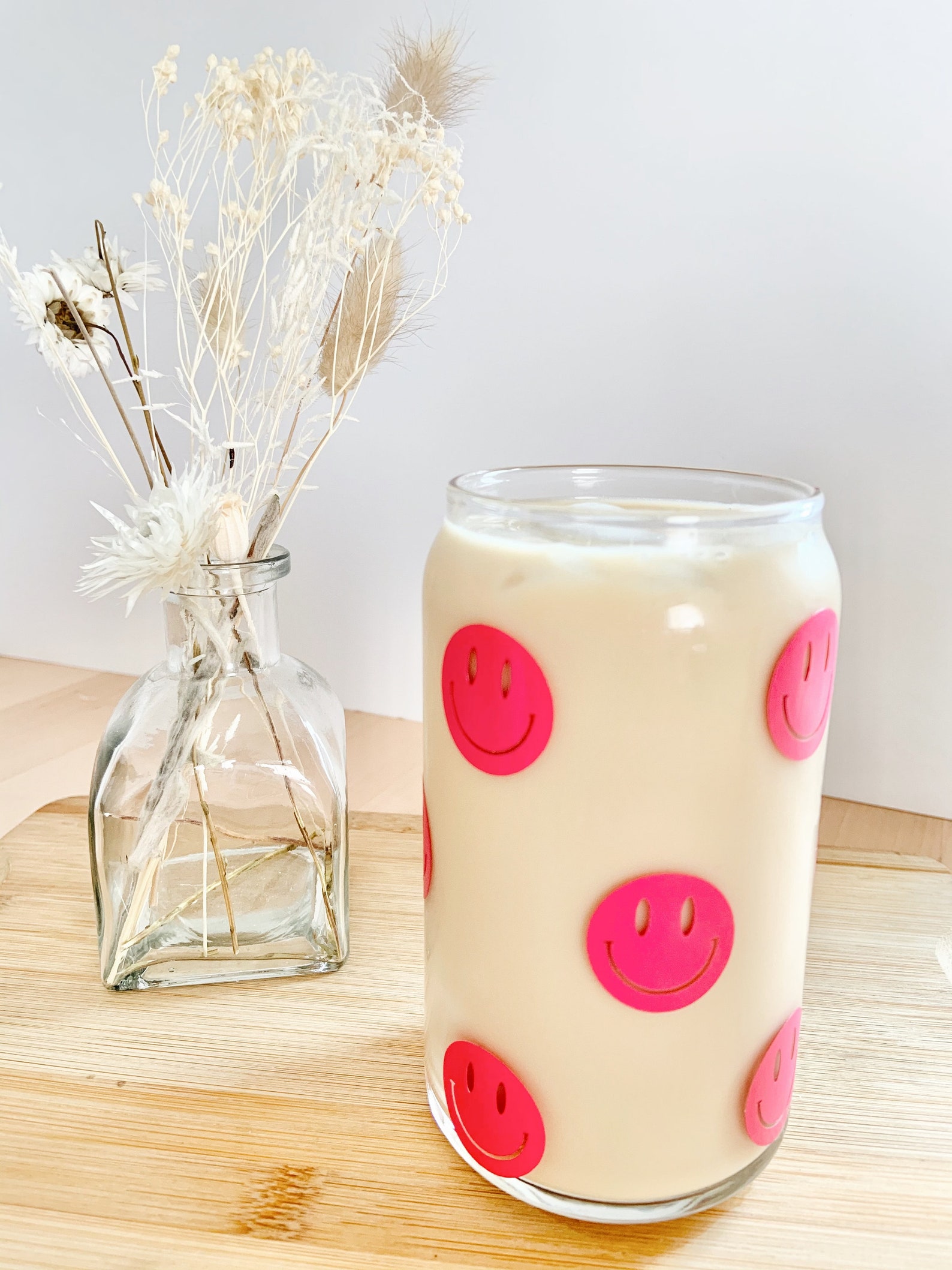 Smiley Face Glass Cup / Smiley Glass Beer Cup/ Smiley Face Etsy