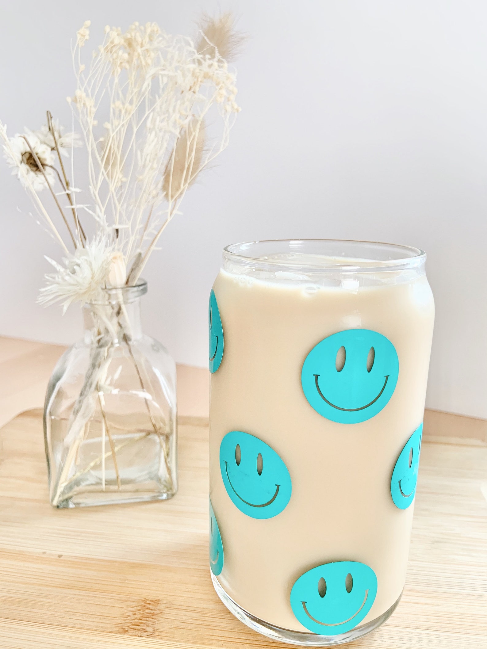 Smiley Face Glass Cup / Smiley Glass Beer Cup/ Smiley Face Etsy