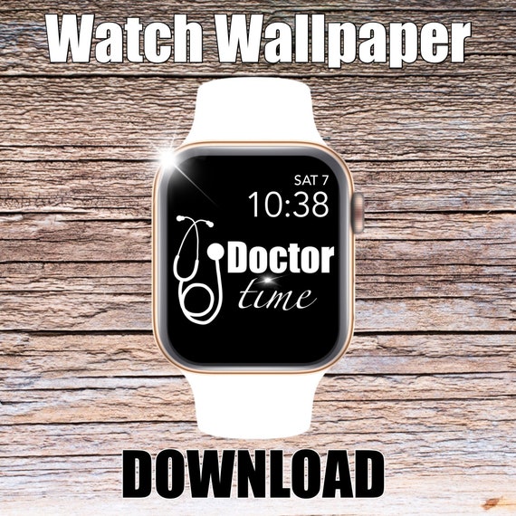 Doctor Time Apple Watch Wallpaper, Apple Watch face, watch face cover,  Watch Background, doctor wallpaper, Apple Watch design, fun