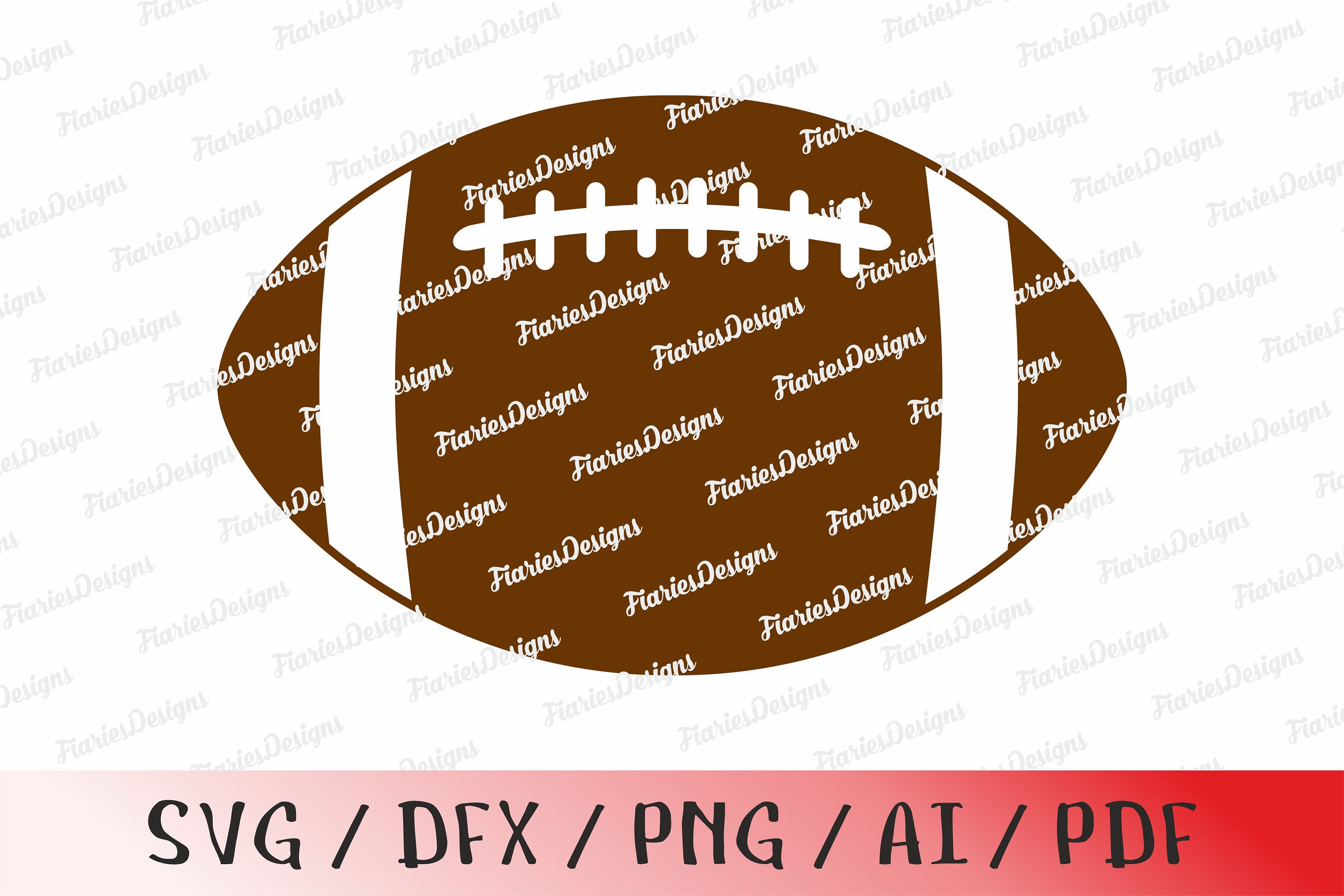 American Football Ball Svg, Jpg File for Cricut, Silhouette, Laser ...