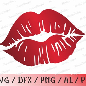 Red lipstick mark, American kiss me vector file, female kissy lips svg, muah png, Print, cut Design, Cricut, silhouette Digital download