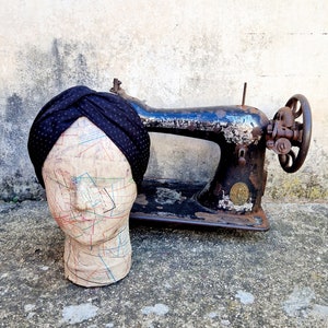 HEADBAND SETA di POIS, women&#39;s hair band, silk headband, headband for women, hair accessories, summer headband, handmade, accessories, silk