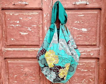 ORIGAMI BAG ADELE, shoulder bags for women, japanese bag, cotton bag, bag for women, handmade, origami bag, bags and purses, reversible bag