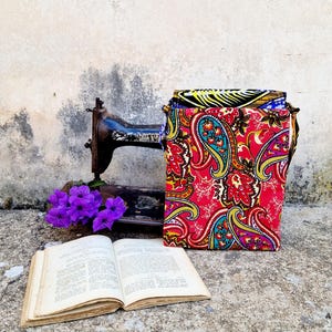 PORTALIBRO BARBARA, custodia per libro, protezione per libri imbottita, cover libri, accessori per libri, copertina per libri in tessuto
