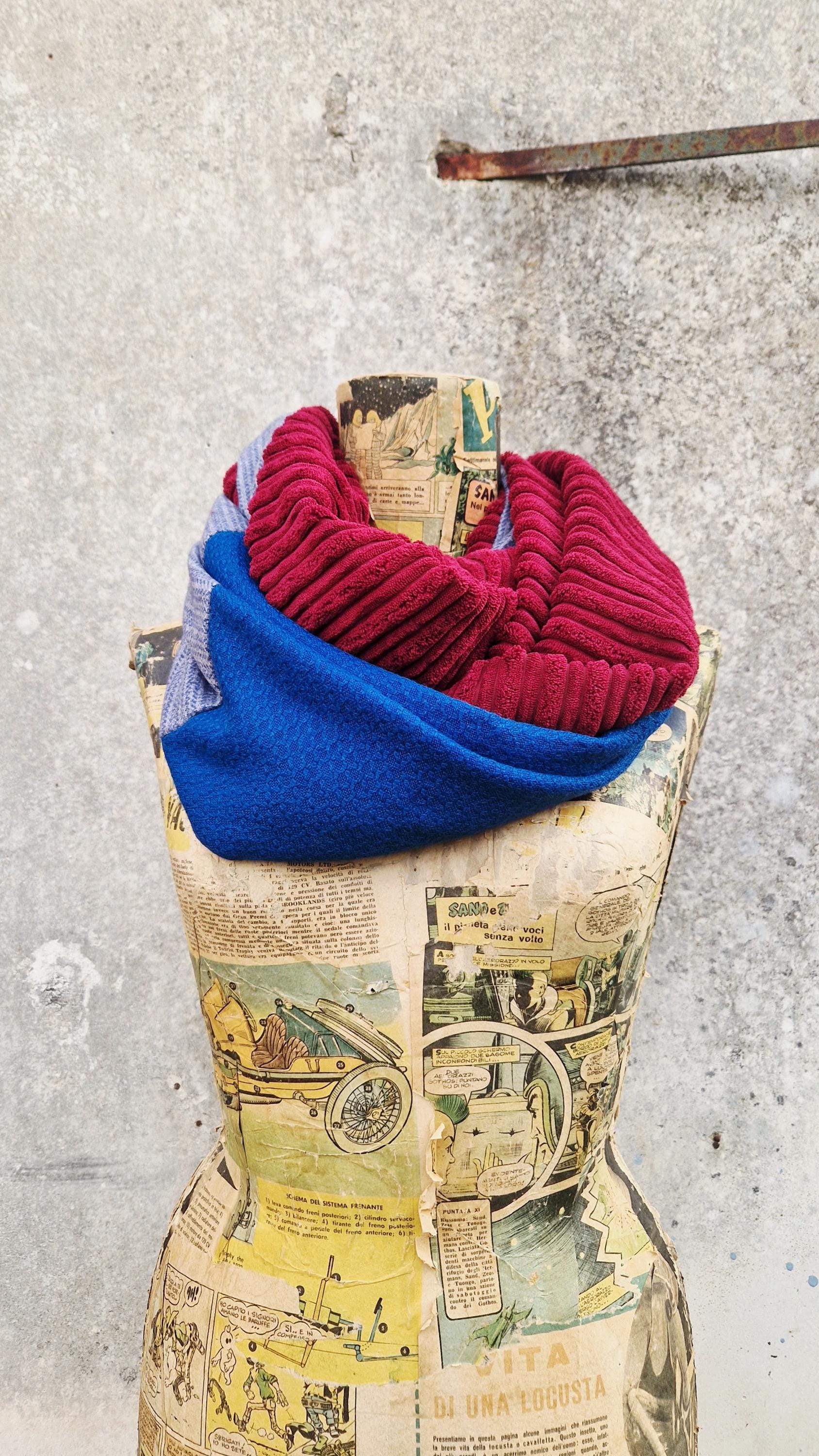 StyleBREAKER Sciarpa Ad Anello Con Motivo A Righe E A Quadri, Unisex 01018036, Colore:Nero-Grigio - Foto 13