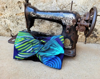 HEADBAND VERDE D'AFRICA , headband women, hair band, african hairband, african headband, ethnic headband, double-sided hair band, turban