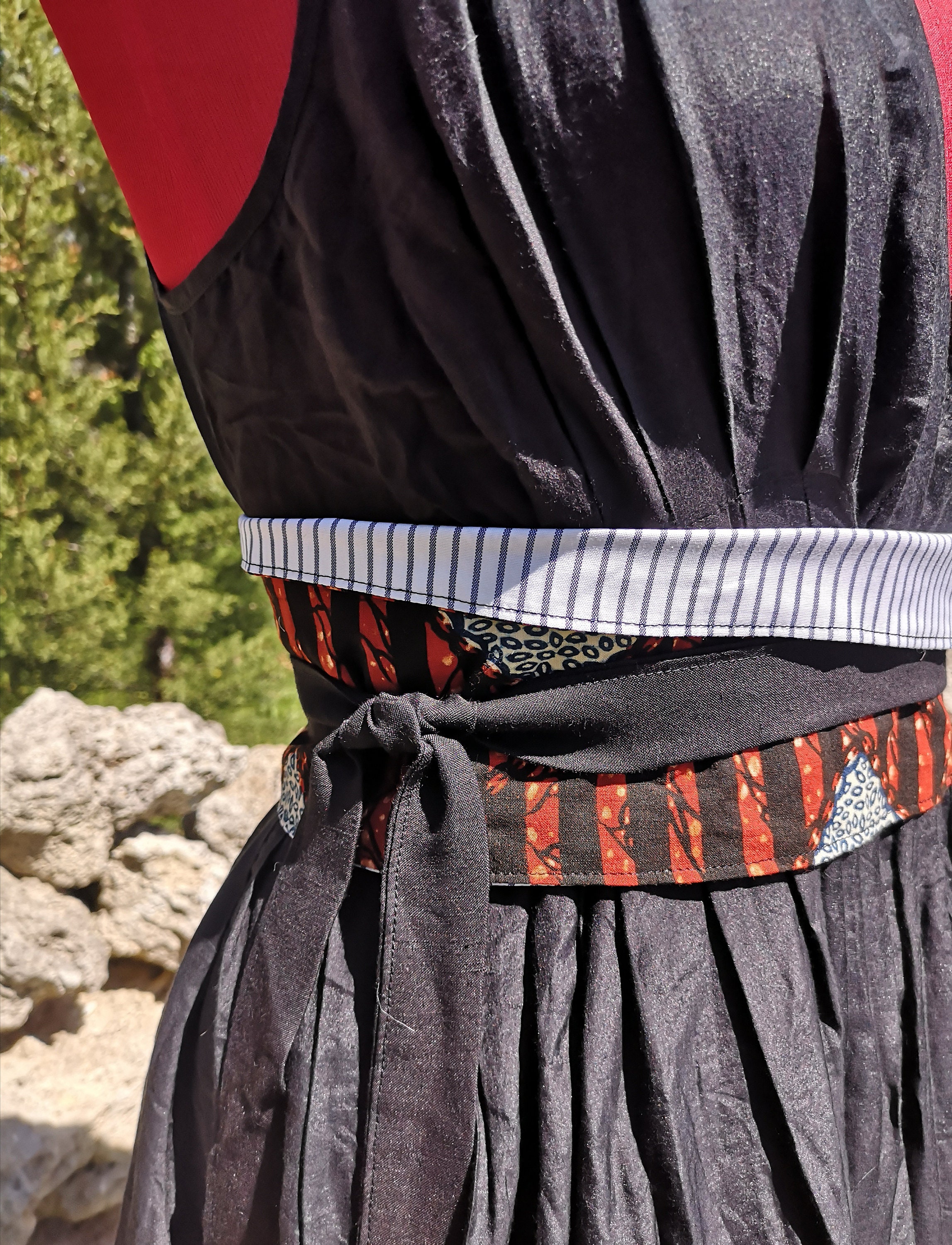 OBI Belt OMBRE AFRICANE African Obi Belt Cotton Obi Belt Etsy