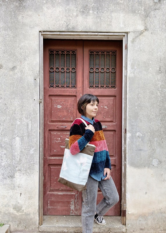 SAC TONIA, sac femme, fait main, fait main, sac en tissu, sac fait
