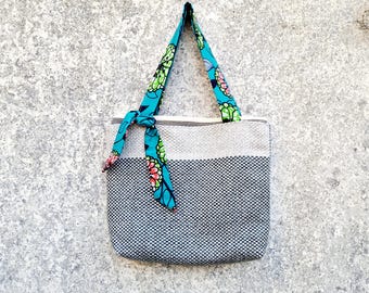 ALBA BAG, damestas, handgemaakte tassen, schoudertas, tassen en handtassen, winter, cadeau voor haar, tas met clutch, stoffen tas