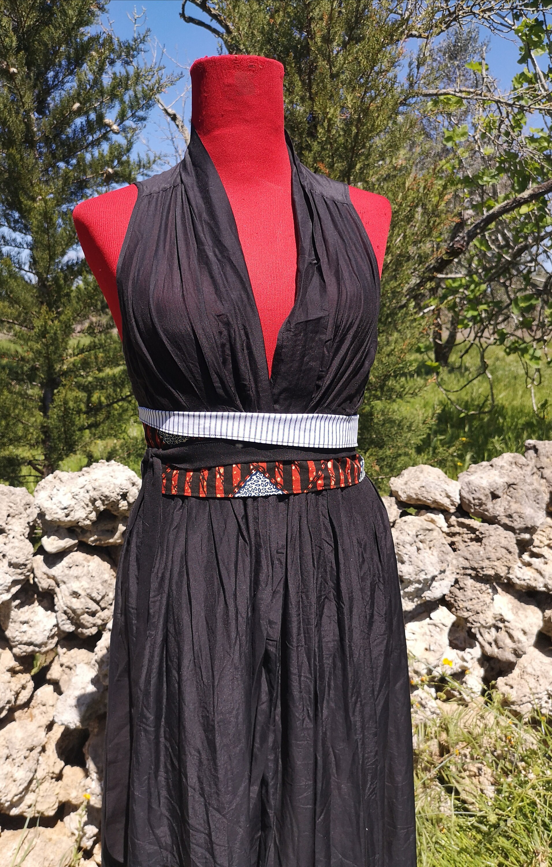 OBI Belt OMBRE AFRICANE African Obi Belt Cotton Obi Belt Etsy