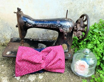 HEADBAND CIELO di STELLE, headband women, hair band, cotton hairband, colored headband, summer headband, double-sided hair band