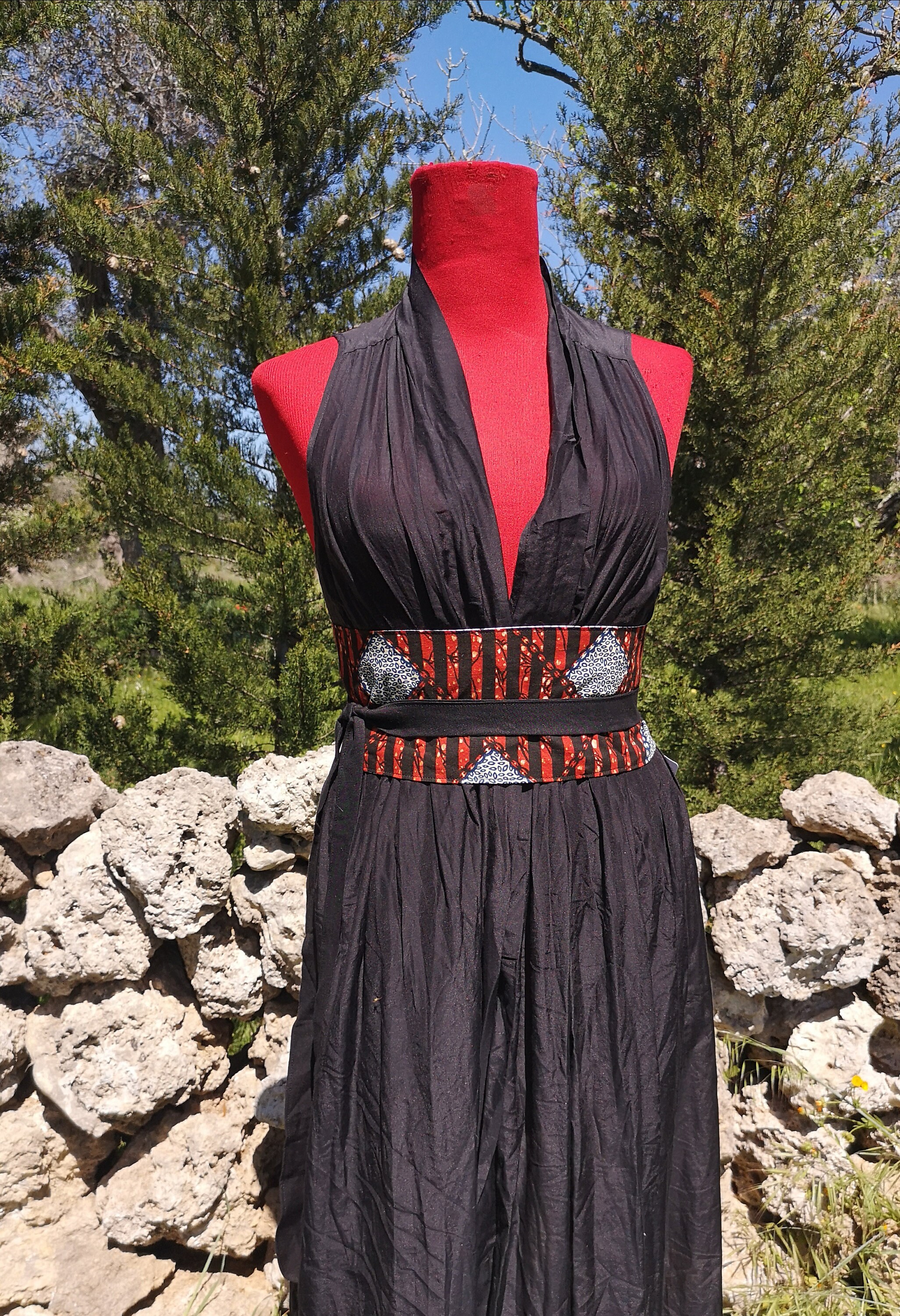 OBI Belt OMBRE AFRICANE African Obi Belt Cotton Obi Belt Etsy