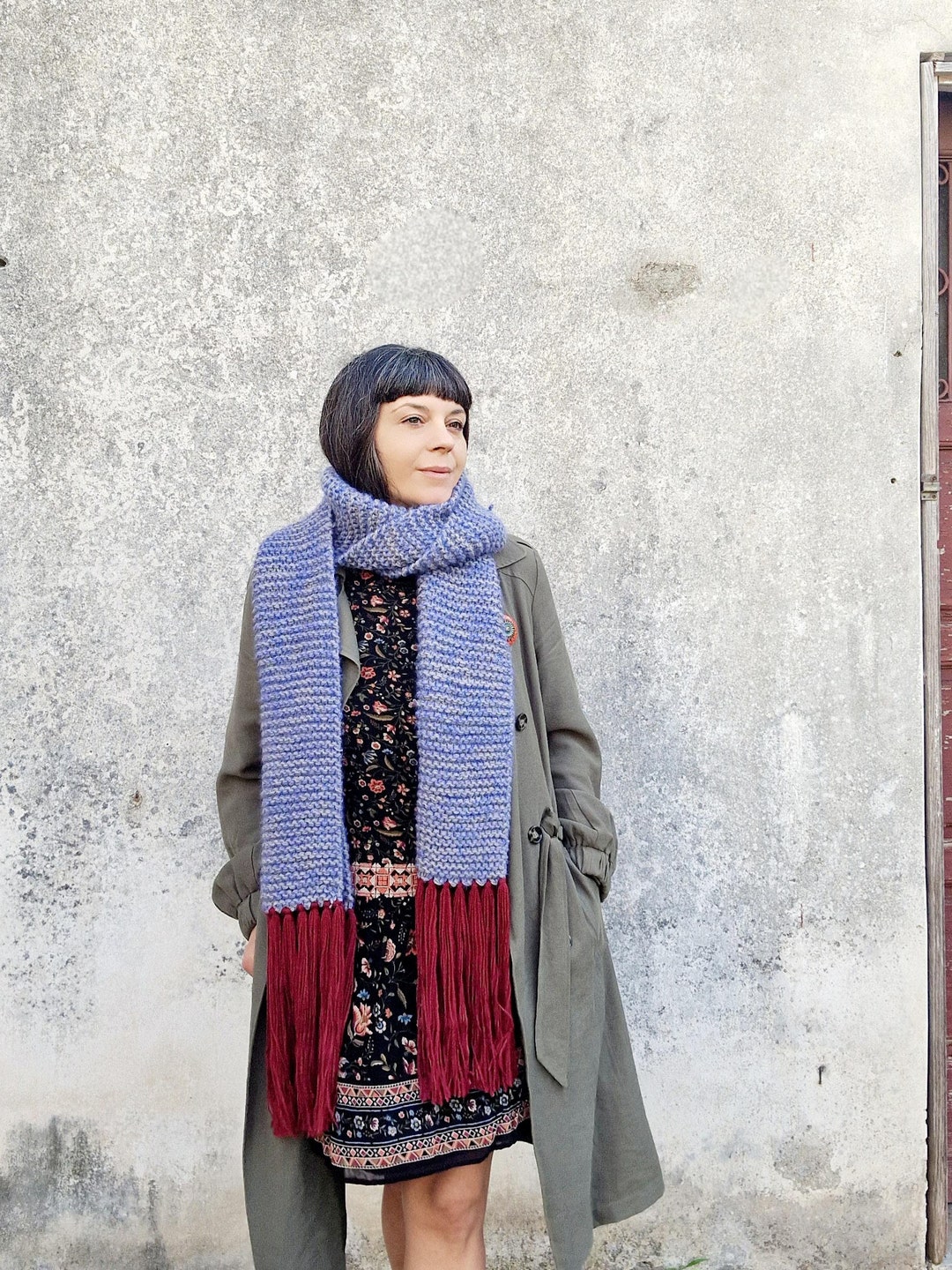 Stola Sciarpe Particolari Ai Ferri Ai Ferri Sciarpe Donna