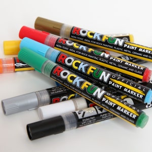 POSCA Extra Fine PC-1M Art Paint Marker Pens Drawing Drafting Poster  Coloring Markers All Colours Metal Fabric Glass Stone Canvas 