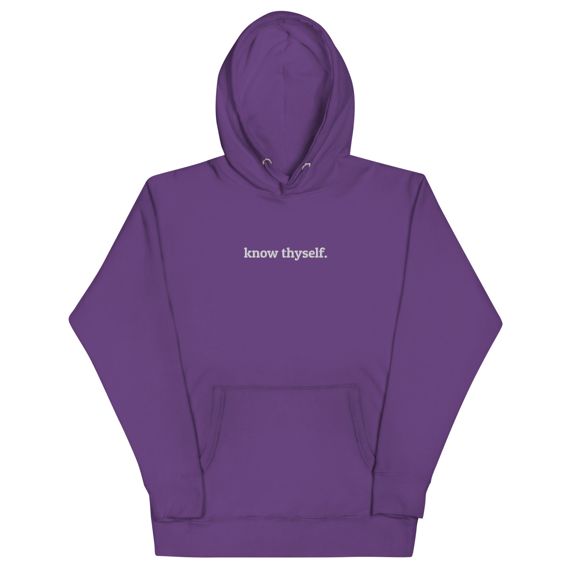 Know thyself hooded sweatshirt sales