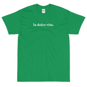 La dolce vita Short Sleeve T-Shirt | Etsy