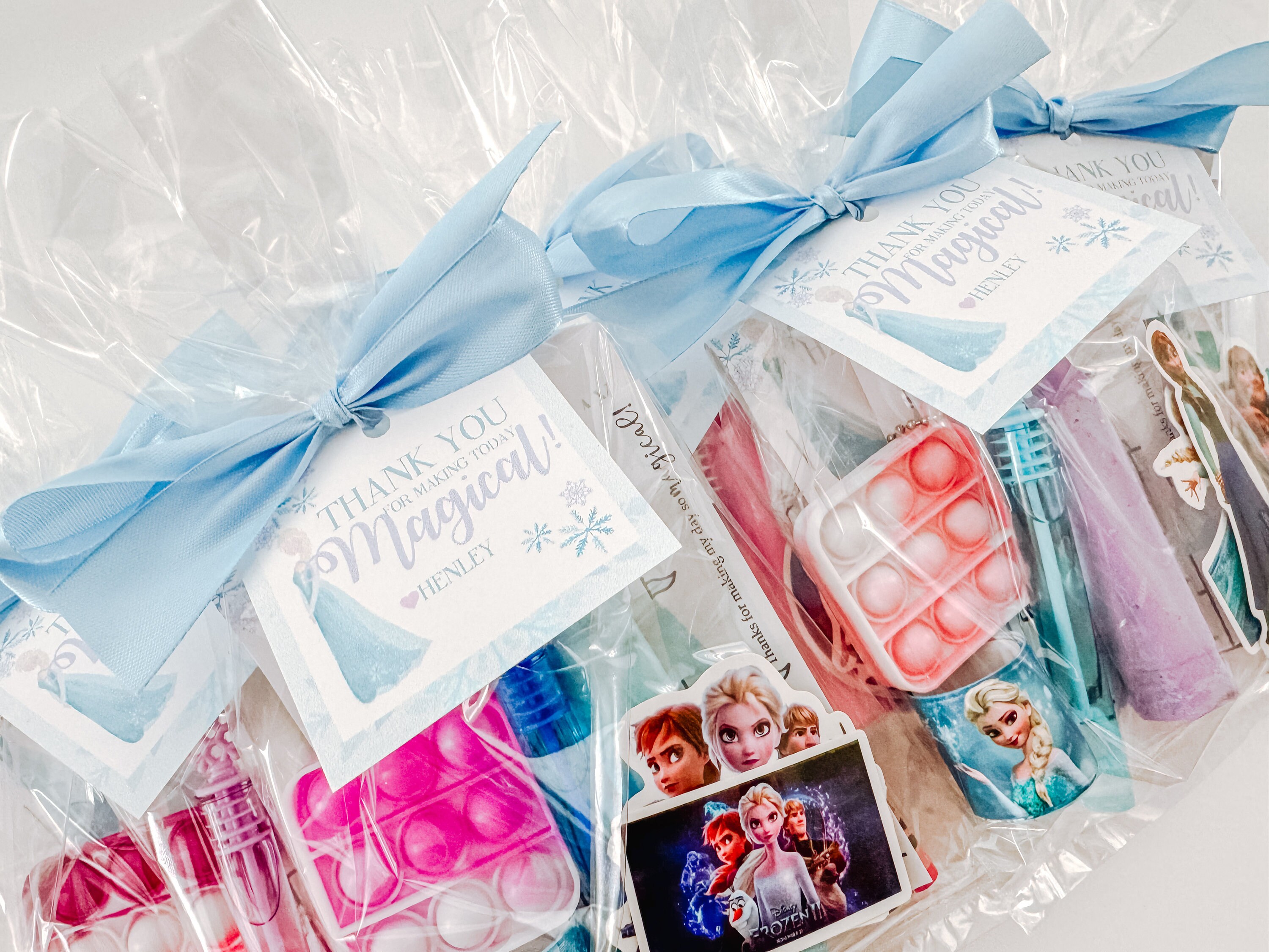 Frozen Birthday Party Favors Anna Elsa Princess Theme