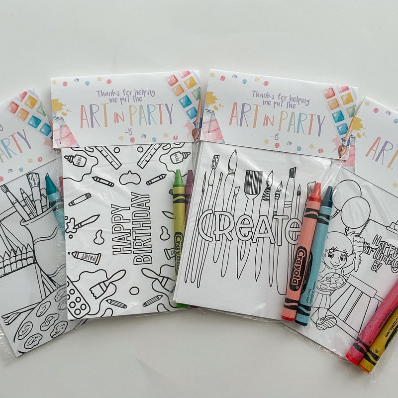 Art Party Favors - Etsy