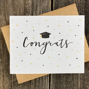 Carte de remise des diplômes de félicitations