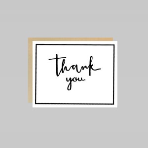 Thank You Card | Minimalist Greeting Card