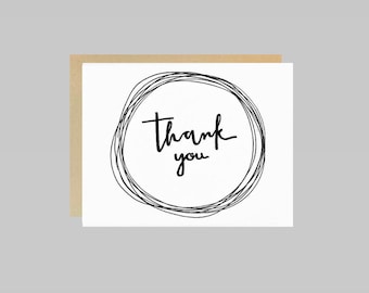 Thank You Card | Simple, Minimalist Greeting Card