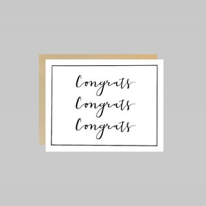 Minimalist Congrats Card