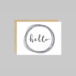 Bonjour carte