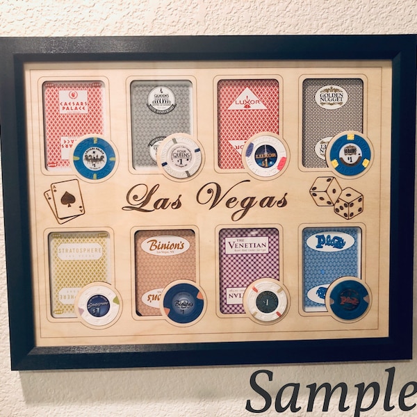 Poker Chip Display Etsy
