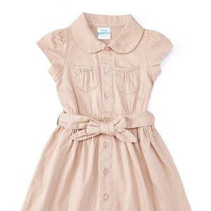 Uniform Button Up Dress 4-12