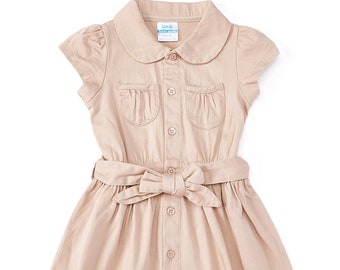 Uniform Button Up Dress 4-12