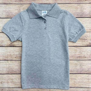 unik Girl&#39;s Uniform Polo Shirt Short Sleeve GSU01