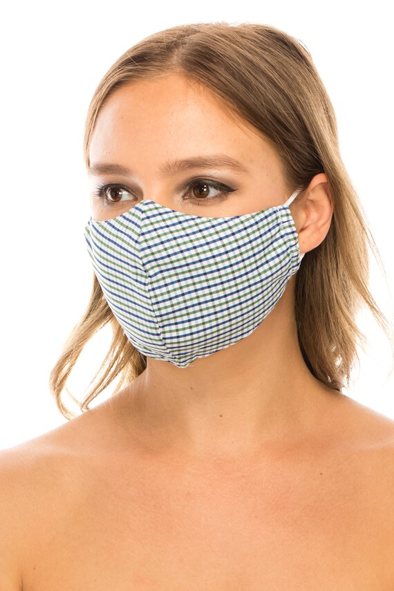 【masa】  Cotton 3パック ×2 Pack of 3 Cloth Face Mask, Cotton and Cotton Blend, 2 Layers