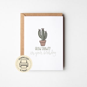 it’s your birthday greeting card | printable card| encouragement card| digital download| reusable greeting card| pun card for friends