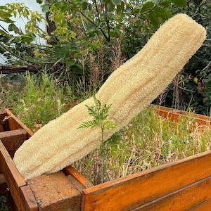 Natürlicher ägyptischer biologisch abbaubarer Luffa Luffa Luffa Luffa Bade- & Haushaltsschwamm Reinigung - 60 cm oder mehr | Natürlicher kompostierbarer Schwamm