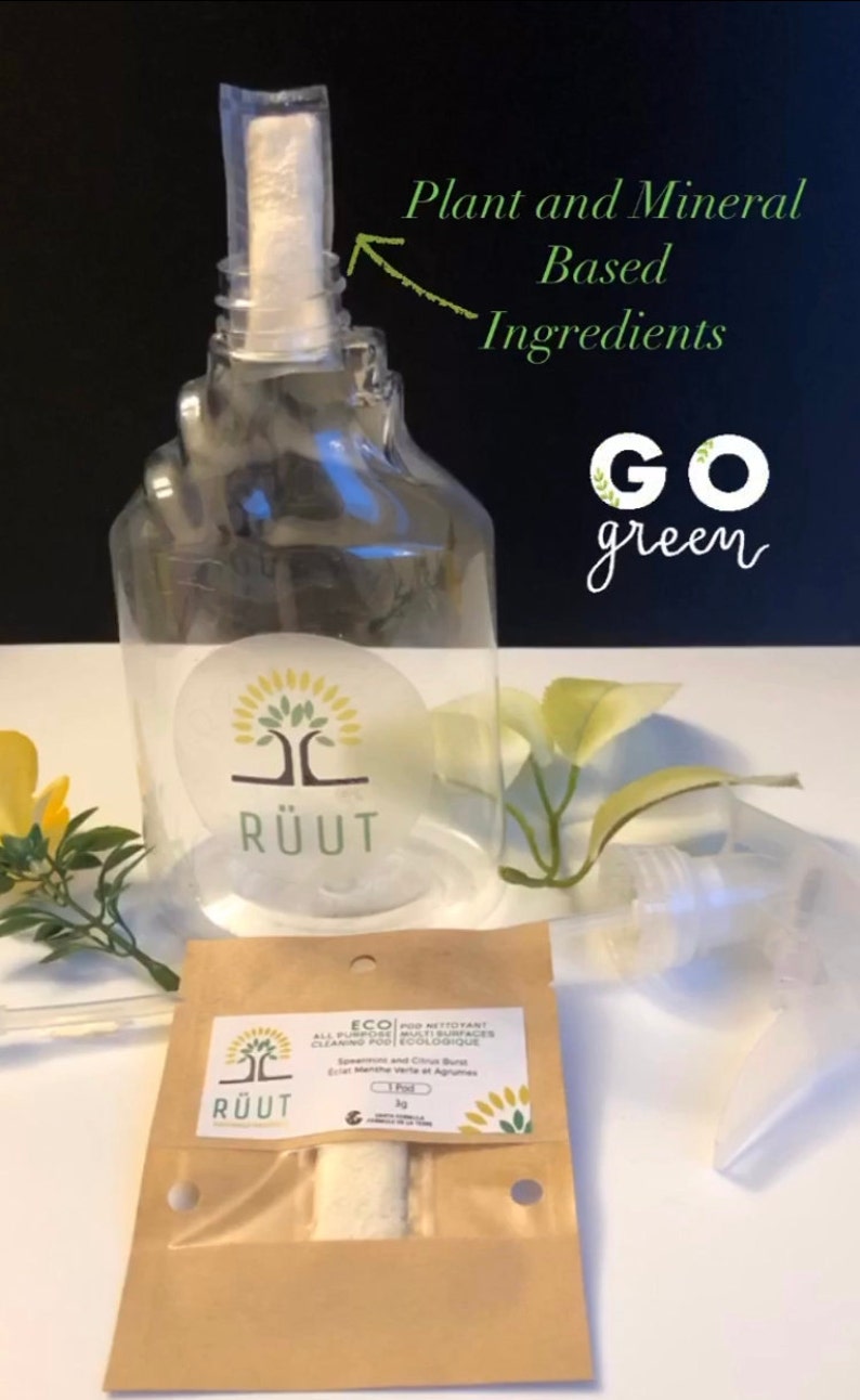 Eco All Purpose Cleaner Refill Pods Plant and Mineral Based Etsy