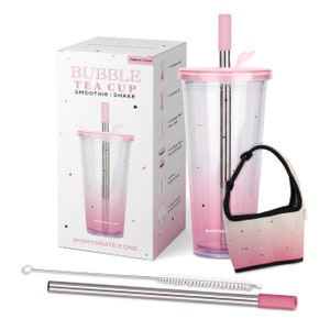 Reusable Boba Cup - The Complete Boba Tea Tumbler Kit – mybubbli