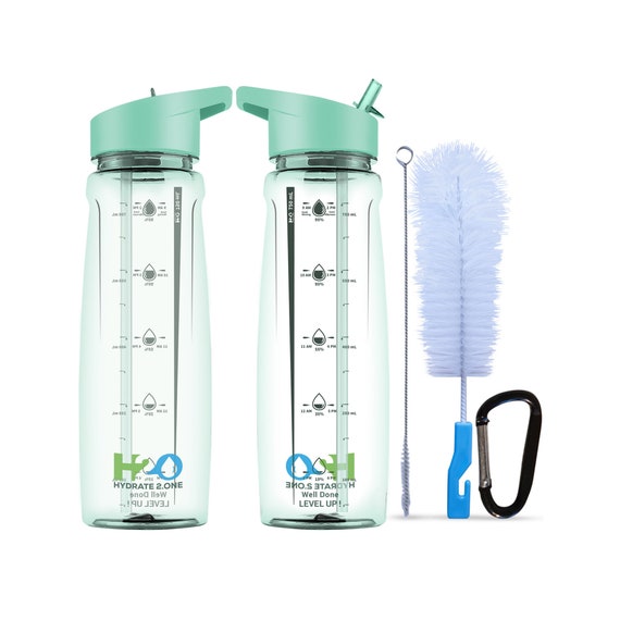 Water Bottle With Straw Leak Proof and BPA Free Drinks Bottles