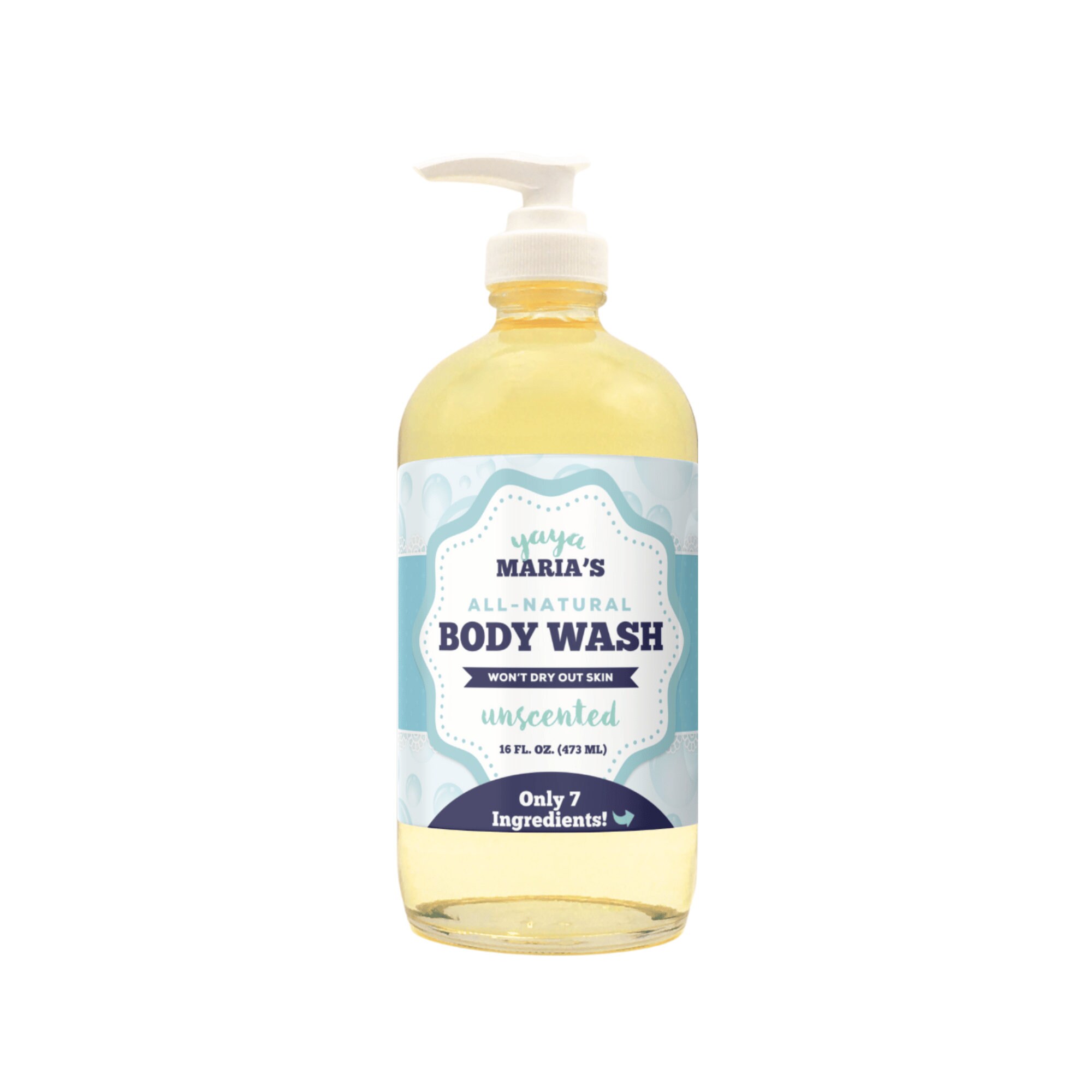 Zerowaste Natural Body Wash, Glass Bottle, Plastic Free, Only 8